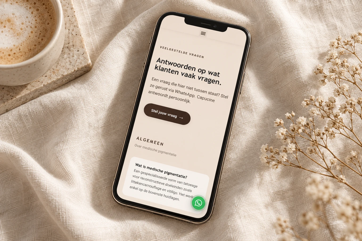 Derma Art: Veelgestelde vragen op mobiel