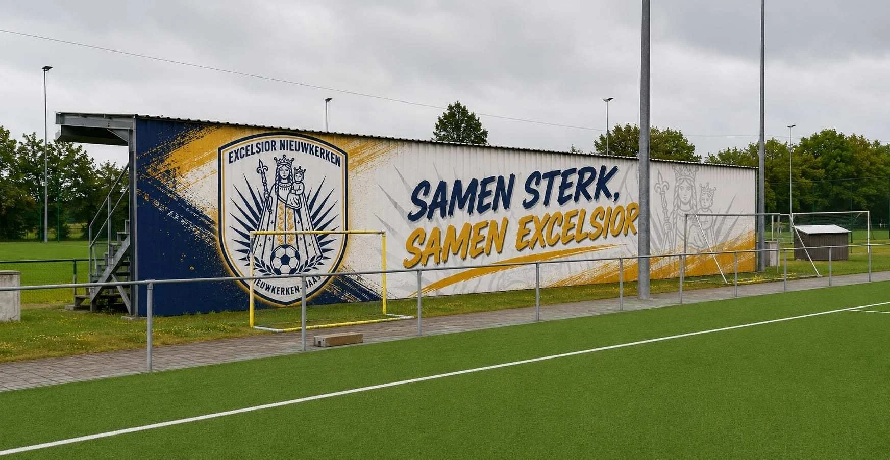 Clubomgeving en tribune.
